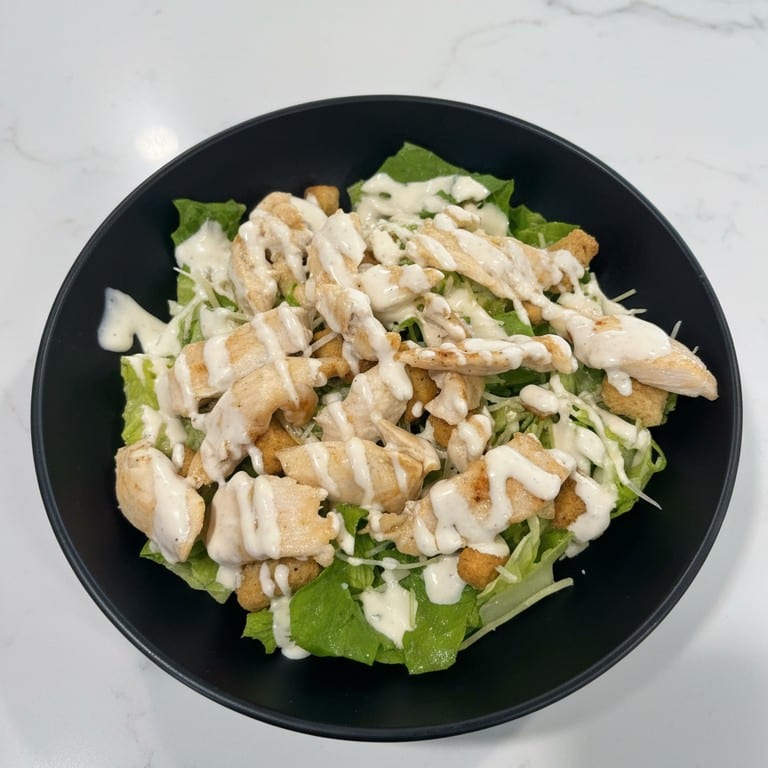 Chicken Caesar Salad.