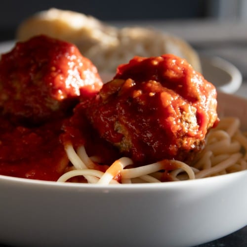 Linguine Meatballs.