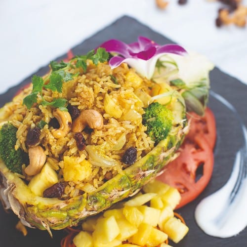 Pineapple Fried Rice.