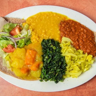 24. Queen Sheba Signature Vegetarian Combo Dinner