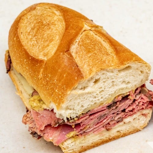 Hot Pastrami & Swiss.