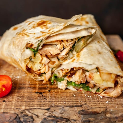Pollo Asado Burrito.