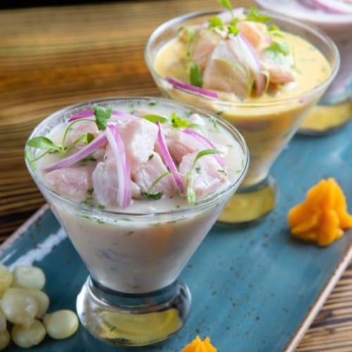 Trio De Ceviches De Pescado.