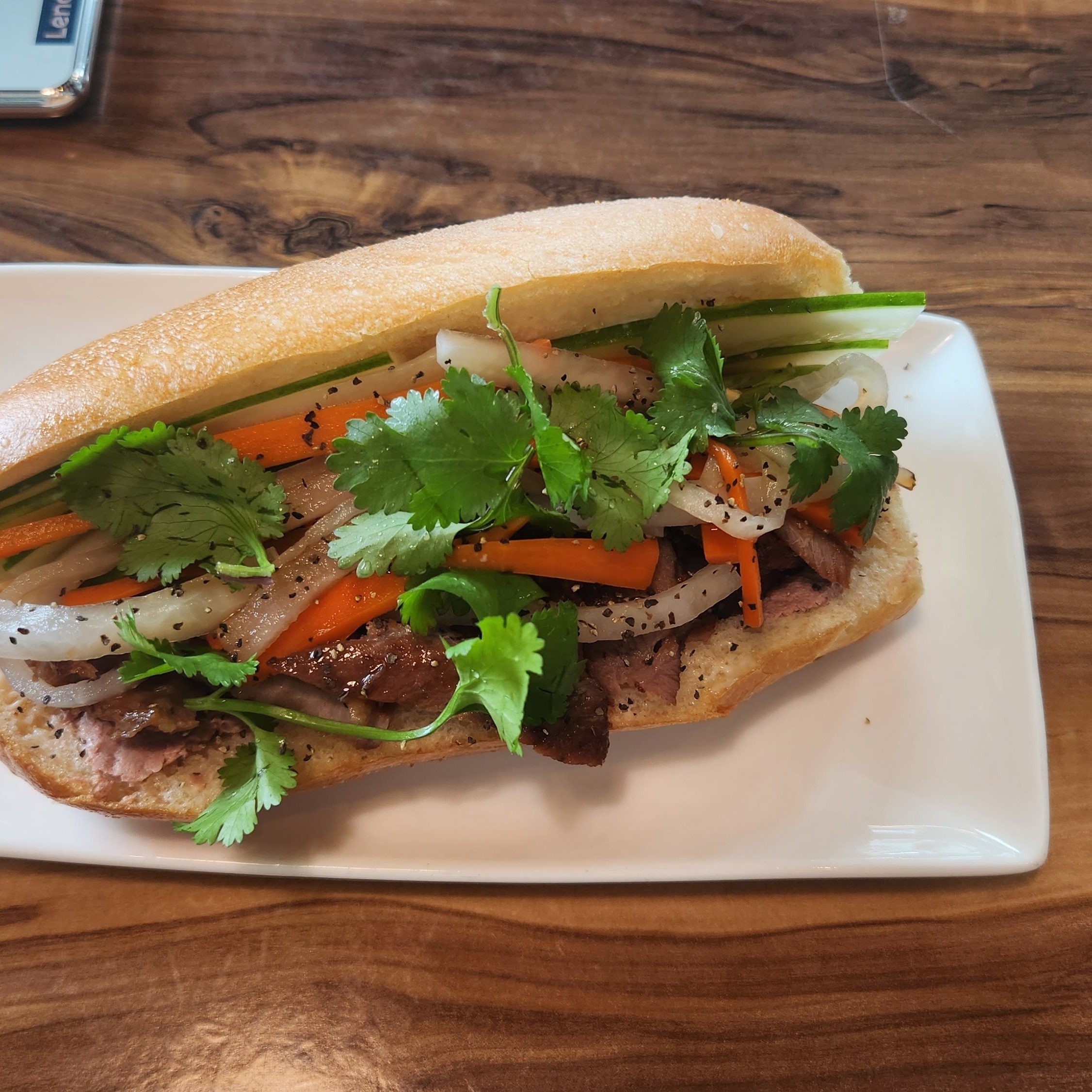 Fried Tofu Banh Mi.