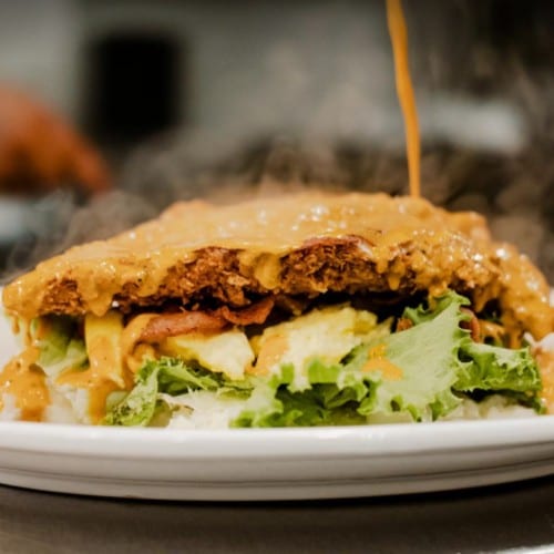 Jordan's Fried Chicken Benedict.