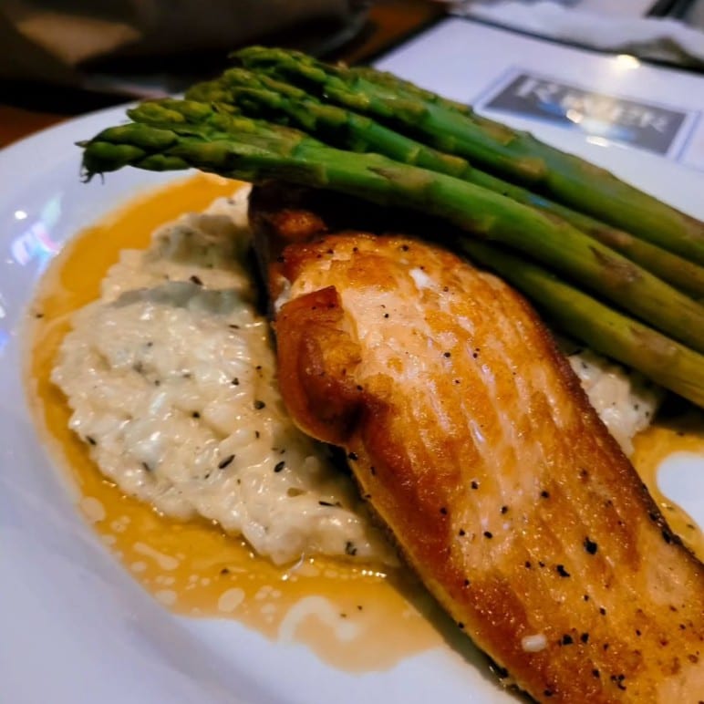 Pan Seared Scottish Salmon.