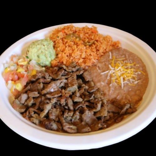 Carne Asada Plate.
