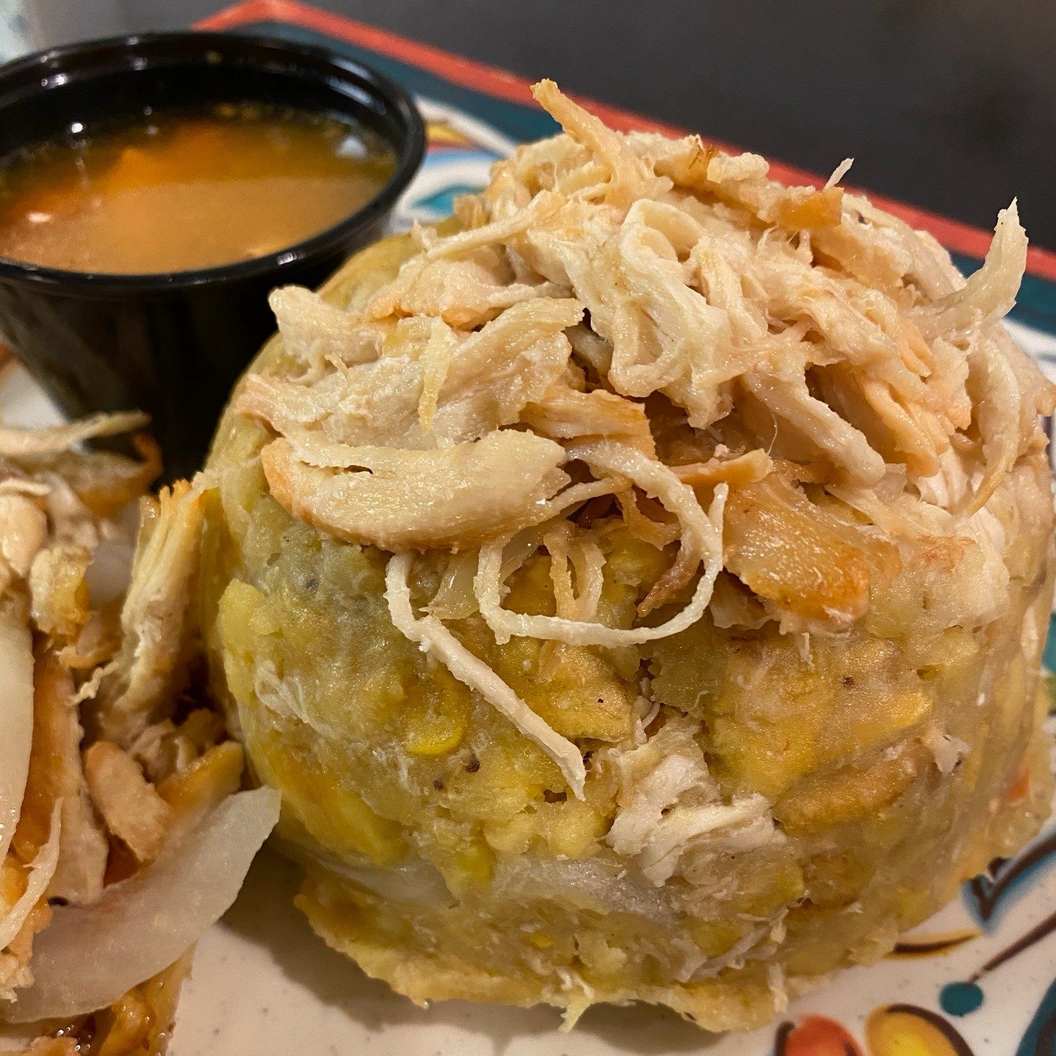 Mofongo pollo.