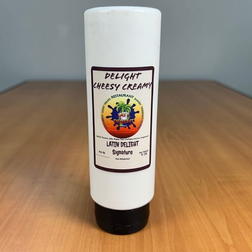 Delight Cheesy Creamy Dip - Bottle.