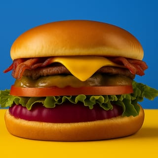 Bacon Cheese Burger Ala Cart