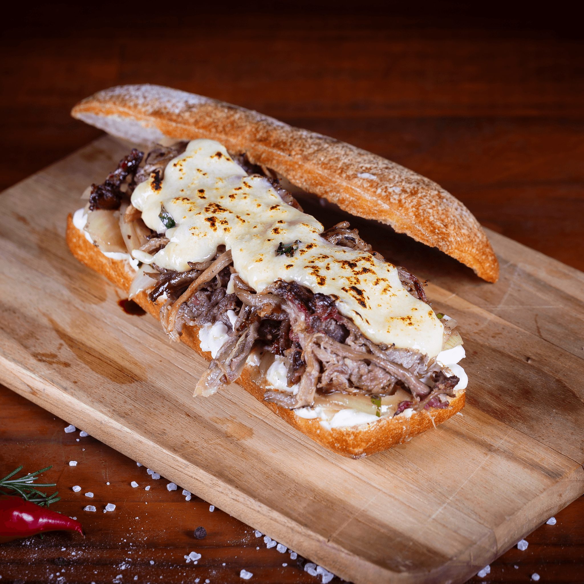 14. Steak Bomb Sandwich.