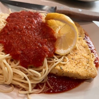 Calamari Steak Parmesan