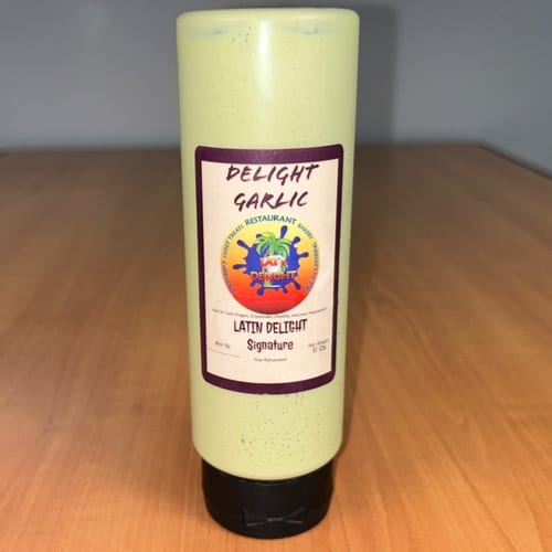 Delight Garlic Sauce - Bottle.
