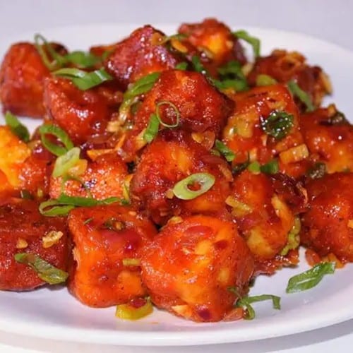 Paneer Manchurian.