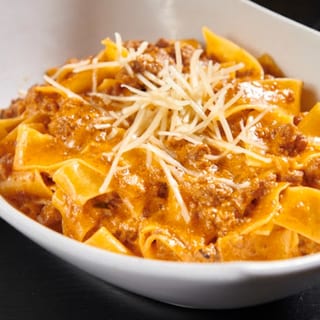 808's Award Winning Pappardelle Bolognese