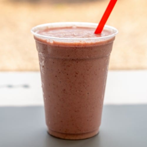 Strawberry Banana Smoothie.