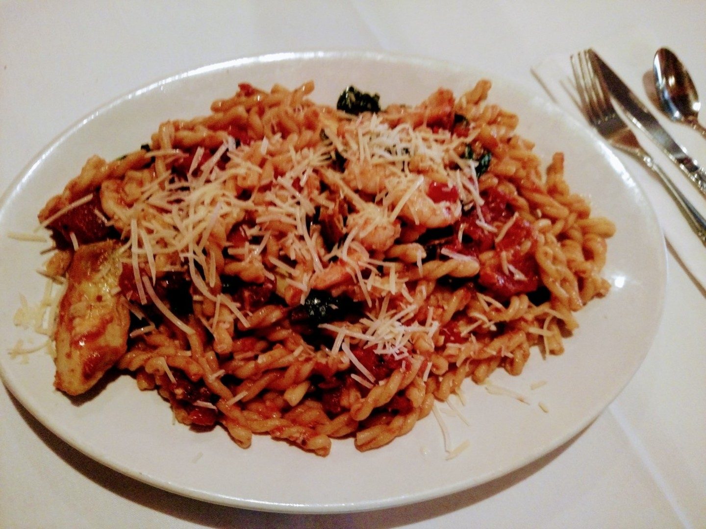 Shrimp Diavolo Pasta.