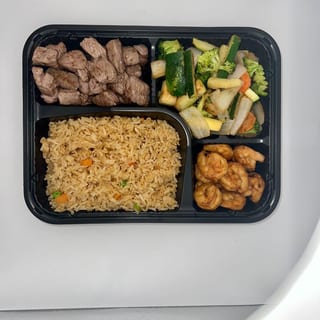 HL9. Steak & Shrimp (6 pcs) Lunch Special