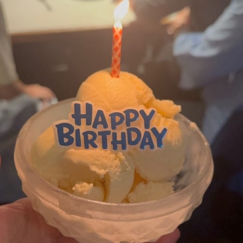 Spumoni or Vanilla Ice Cream.