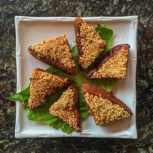 Golden Shrimp Toast.