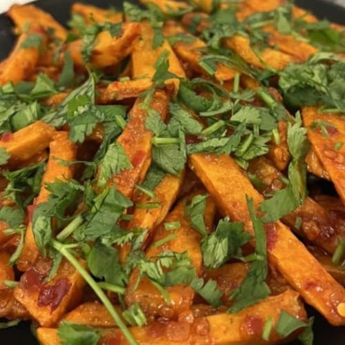 Crispy Chilli Potato Tray.