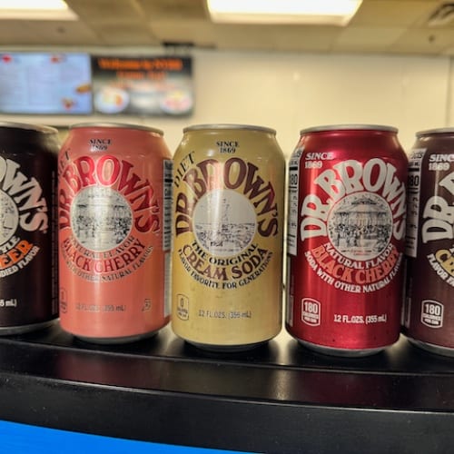 Dr Browns Diet Black Cherry.