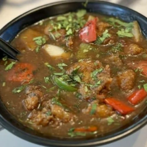 Exotic Vegetables Paneer Gravy.