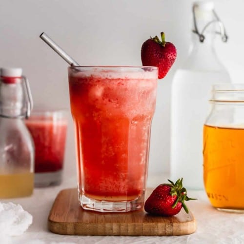 Strawberry Fruit Tea.