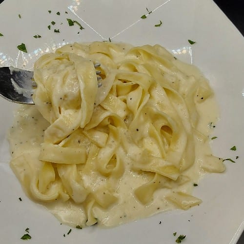 Fettuccine Alfredo.