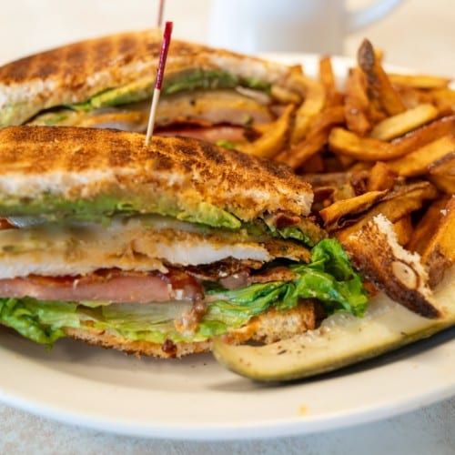 Chicken Club Sandwich.
