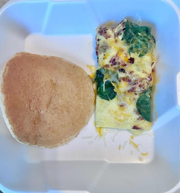 Kids Cheese Omelet.