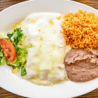 Sour Cream Chicken Enchiladas