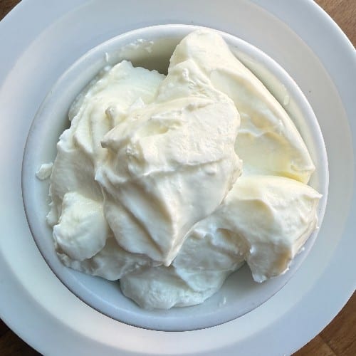 Homemade Plain Yogurt (8 oz).