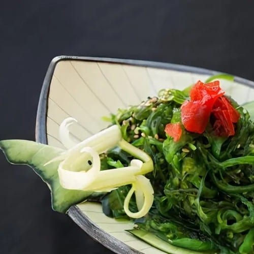 Seaweed Salad Tray.