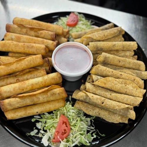 Rolled and Sonora Taco Tray.