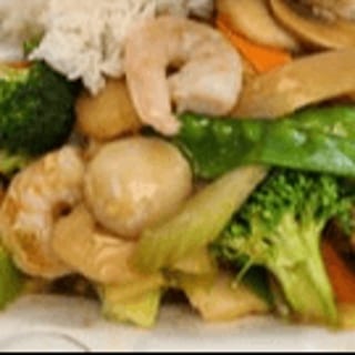 Shrimp with Vegetables(Quart size serve with rice only)