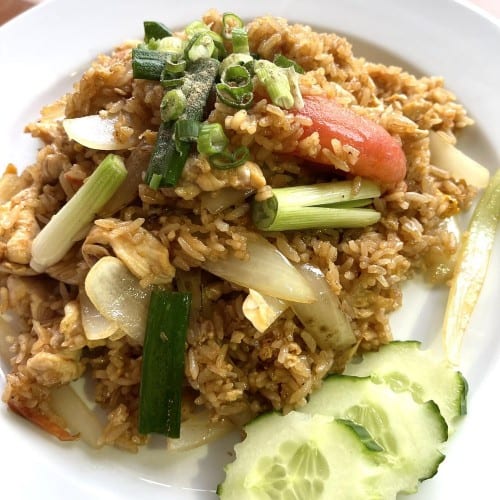 Thai Fried Rice (Free Drink).