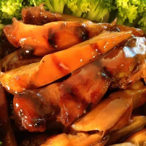 Bourbon Chicken.