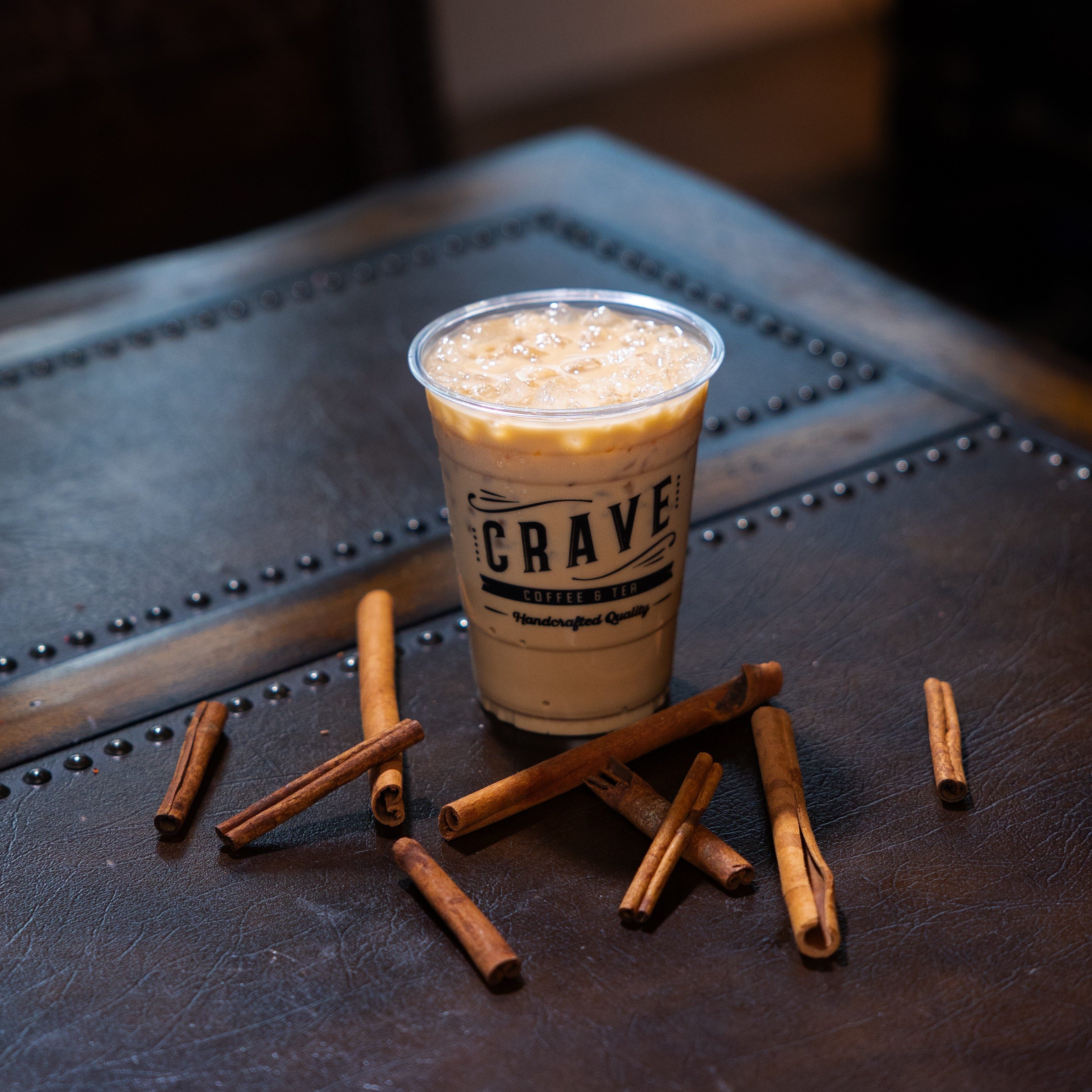 Iced Spiced Brown Sugar Latte.