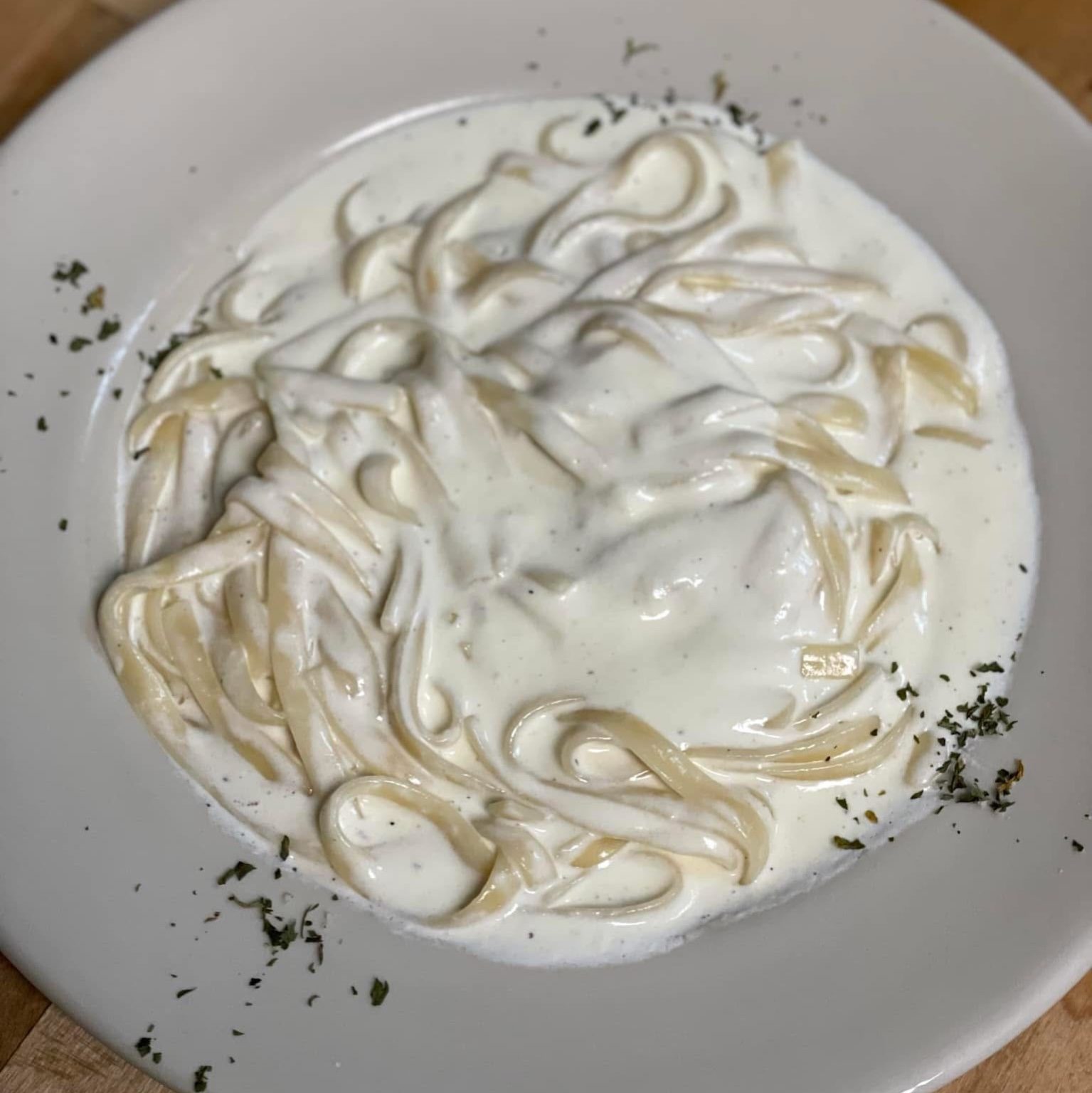 Fettuccine Alfredo.