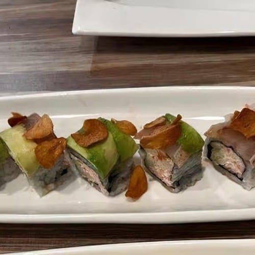 Garlicky Tuna Roll.