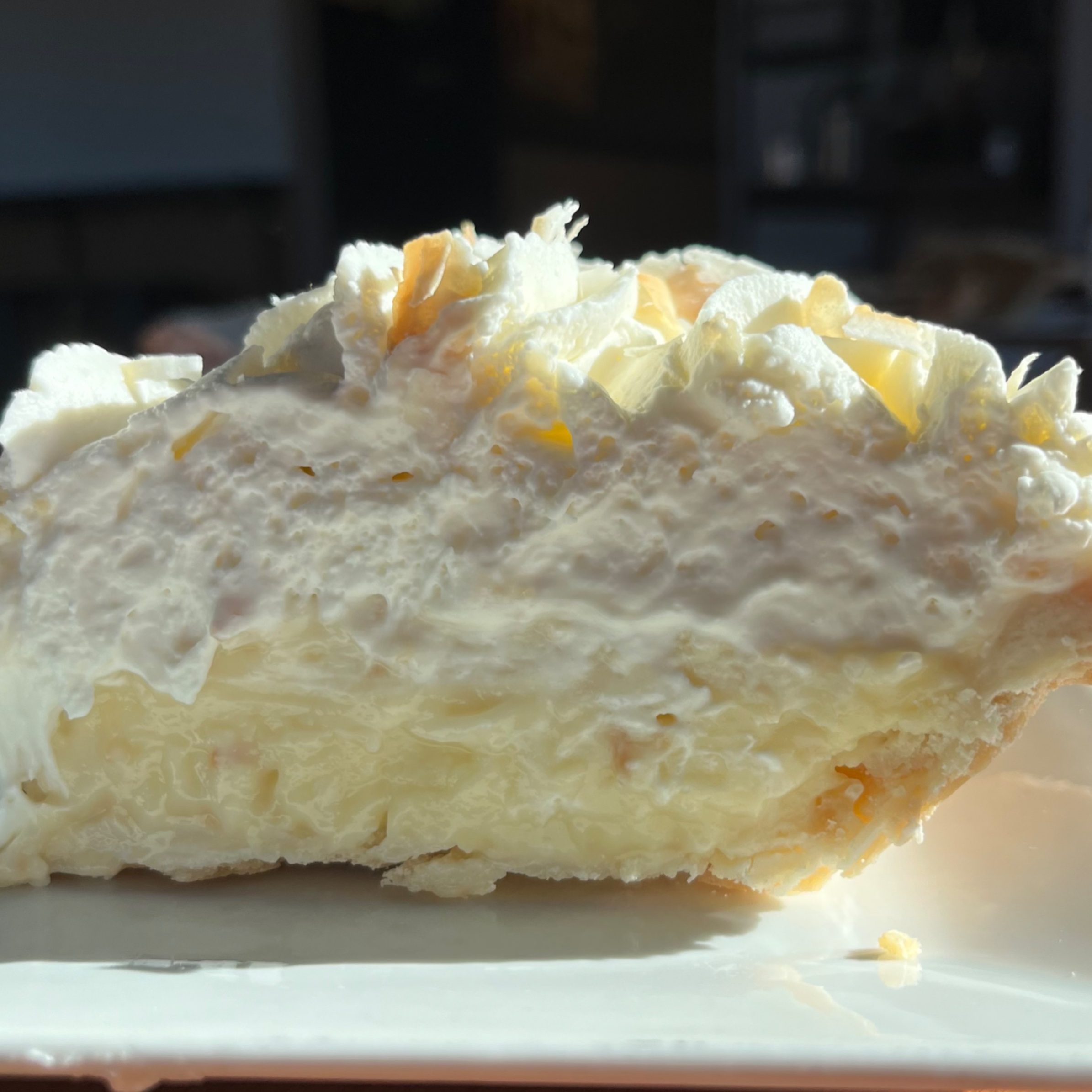 Coconut Cream - Slice.