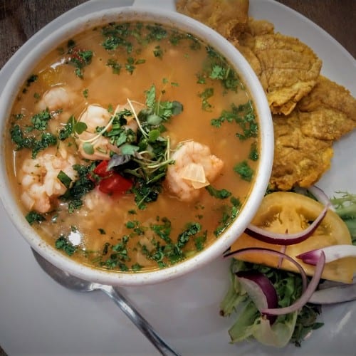 Shrimp Asopao (Soup).
