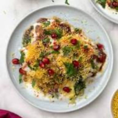 Samosa Chaat (VEG).