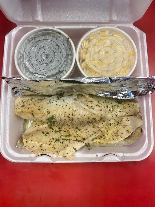 Baked Tilapia.
