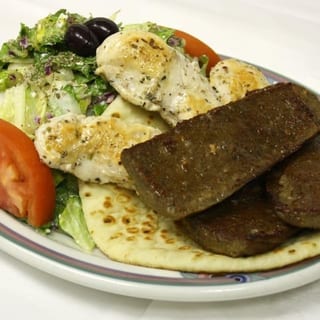 Lamb and Chicken Gyro Combo Platter