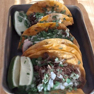 2 Tacos de birria with consomme