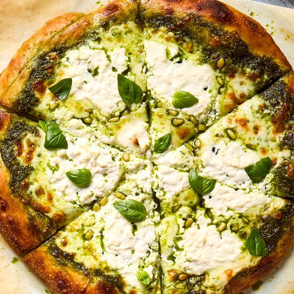 Gluten Free Basil Pesto Pizza (8").