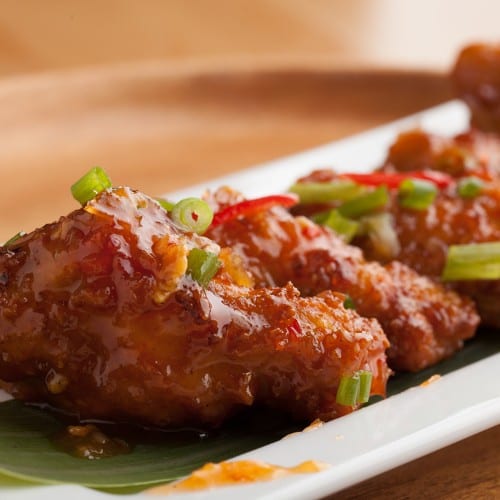 Hot Garlic Chili Wings (Chicken).