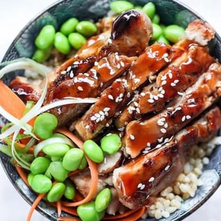 Organic Chicken Teriyaki Bowl